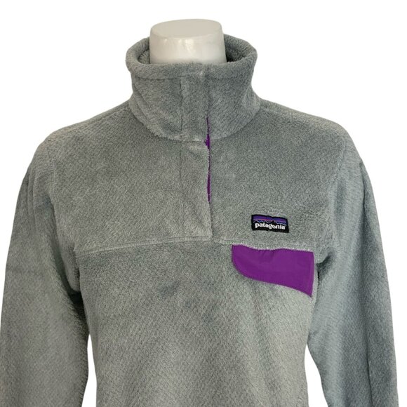 Patagonia Womens Re-Tool Snap T Pullover Jacket M Gray Mock Camping Gorpcore - Picture 8 of 13